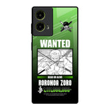 Zoro Wanted Motorola G85 5G Glass Back Cover Online