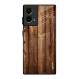 Timber Printed Motorola G85 5G Glass Back Cover Online