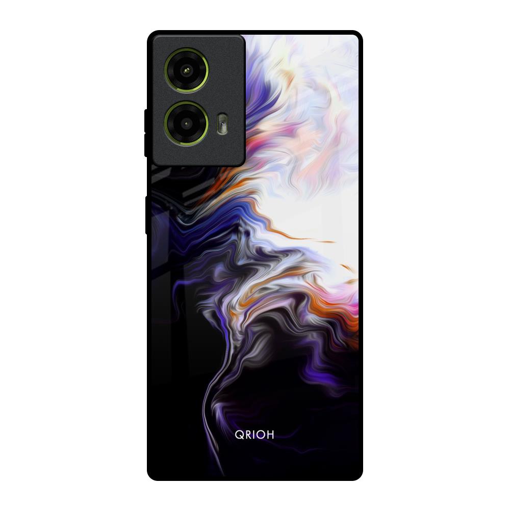 Enigma Smoke Motorola G85 5G Glass Back Cover Online