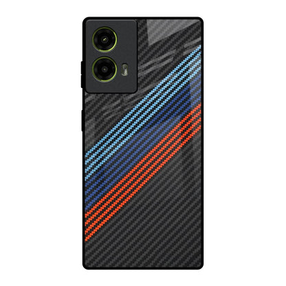 Carbon Inspired Motorola G85 5G Glass Back Cover Online