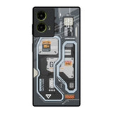 Retro Futuristic Motorola G85 5G Glass Back Cover Online