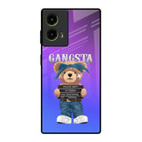 Gangsta Bear Motorola G85 5G Glass Back Cover Online