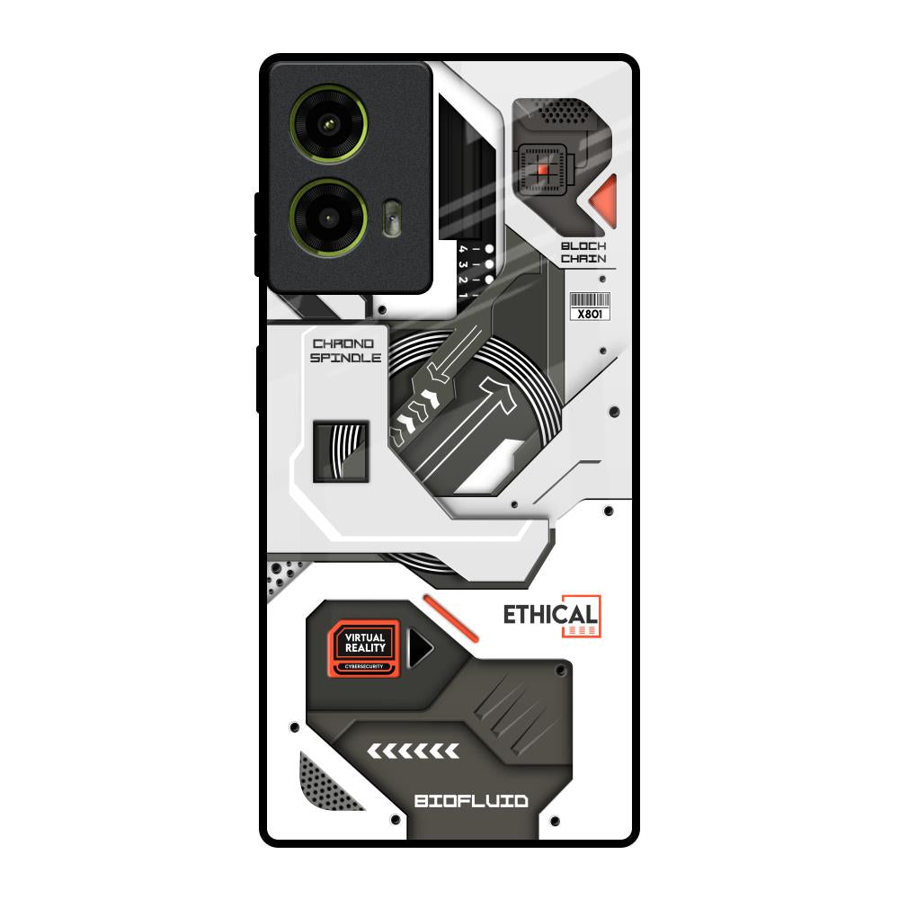 Explore Circuit Motorola G85 5G Glass Back Cover Online