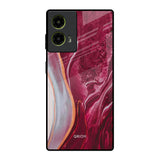 Crimson Ruby Motorola G85 5G Glass Back Cover Online