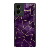 Geometric Purple Motorola G85 5G Glass Back Cover Online