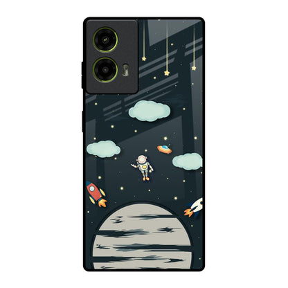 Astronaut Dream Motorola G85 5G Glass Back Cover Online