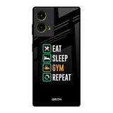 Daily Routine Motorola G85 5G Glass Back Cover Online