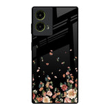 Floating Floral Print Motorola G85 5G Glass Back Cover Online