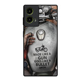 Royal Bike Motorola G85 5G Glass Back Cover Online