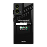 Error Motorola G85 5G Glass Back Cover Online