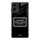 Dope In Life Motorola G85 5G Glass Back Cover Online