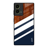 Bold Stripes Motorola G85 5G Glass Back Cover Online