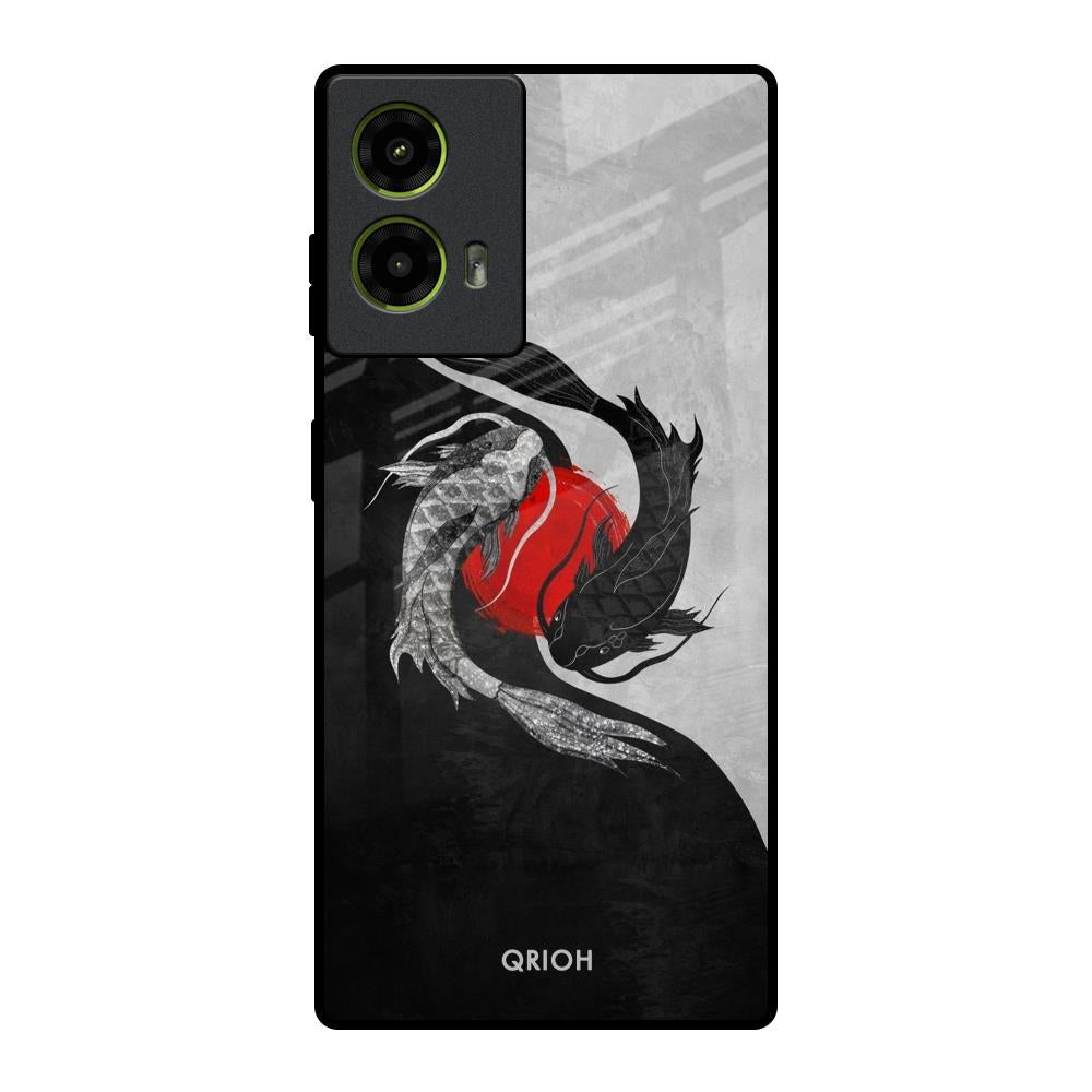 Japanese Art Motorola G85 5G Glass Back Cover Online