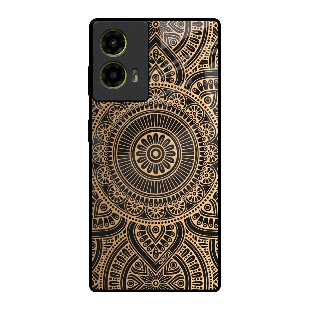 Luxury Mandala Motorola G85 5G Glass Back Cover Online
