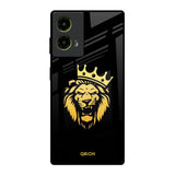 Lion The King Motorola G85 5G Glass Back Cover Online