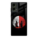 Anime Red Moon Motorola G85 5G Glass Back Cover Online