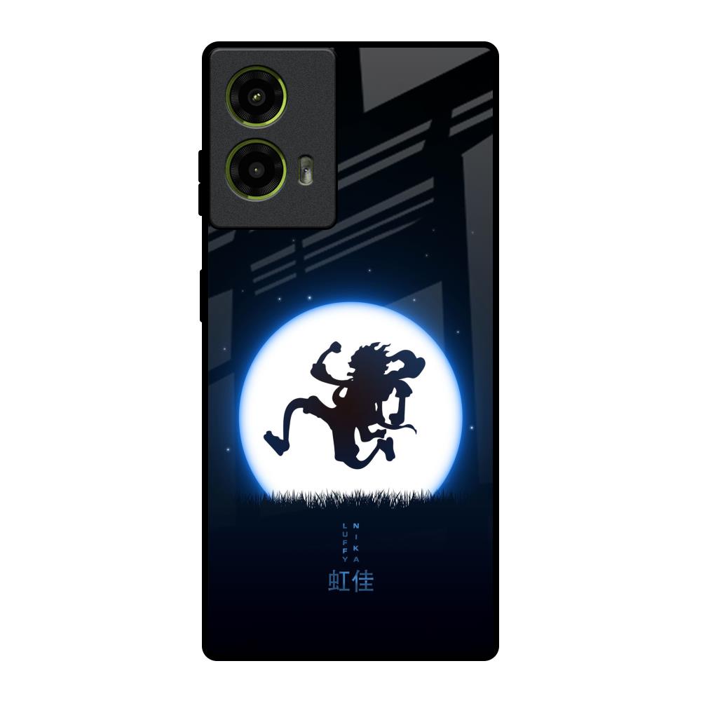 Luffy Nika Motorola G85 5G Glass Back Cover Online