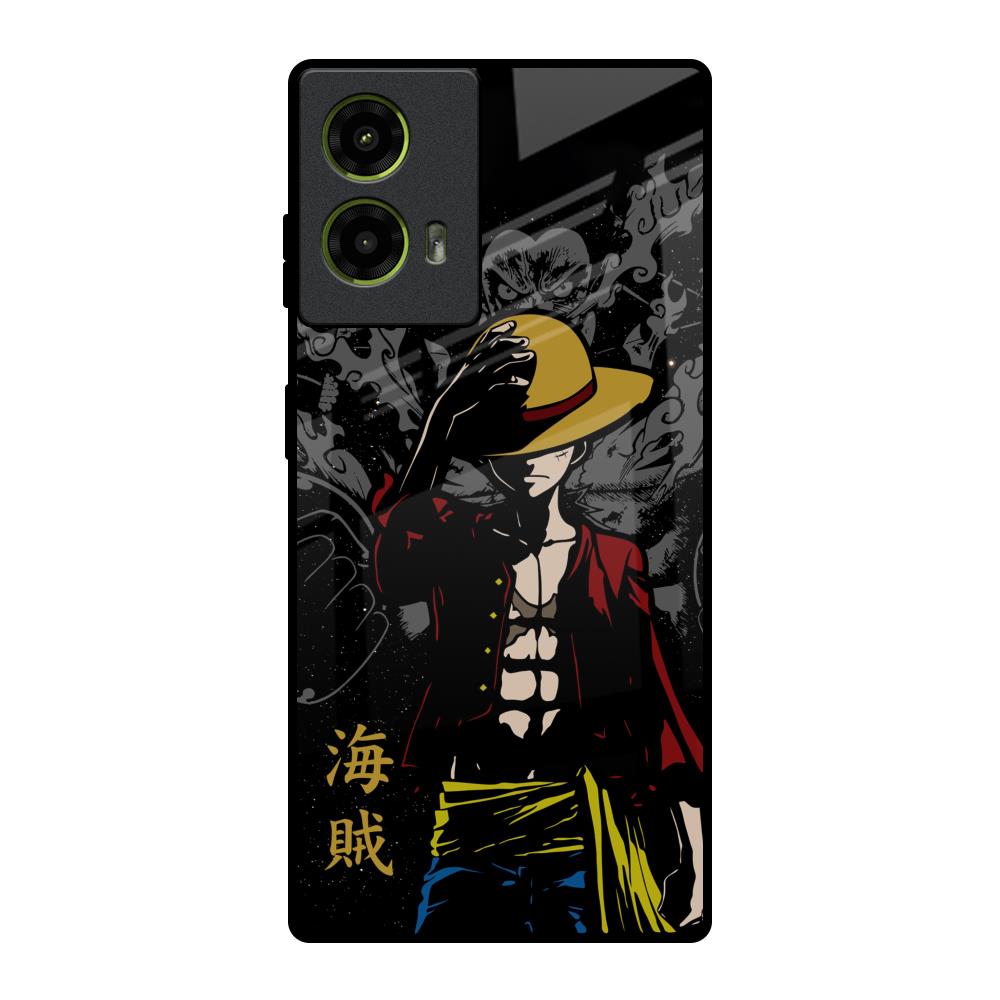 Dark Luffy Motorola G85 5G Glass Back Cover Online