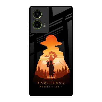 Luffy One Piece Motorola G85 5G Glass Back Cover Online