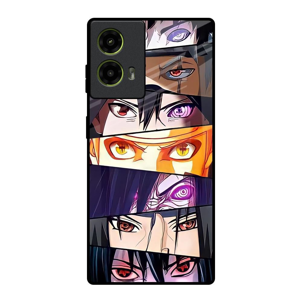 Anime Eyes Motorola G85 5G Glass Back Cover Online
