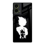 Monochrome Goku Motorola G85 5G Glass Back Cover Online