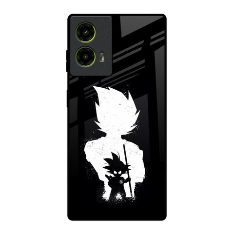 Monochrome Goku Motorola G85 5G Glass Back Cover Online