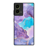 Alcohol ink Marble Motorola G85 5G Glass Back Cover Online