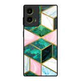 Seamless Green Marble Motorola G85 5G Glass Back Cover Online