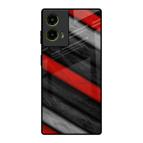 Soft Wooden Texture Motorola G85 5G Glass Back Cover Online
