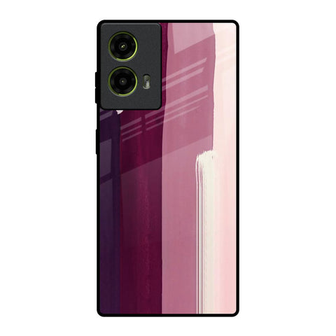 Brush Stroke Art Motorola G85 5G Glass Back Cover Online