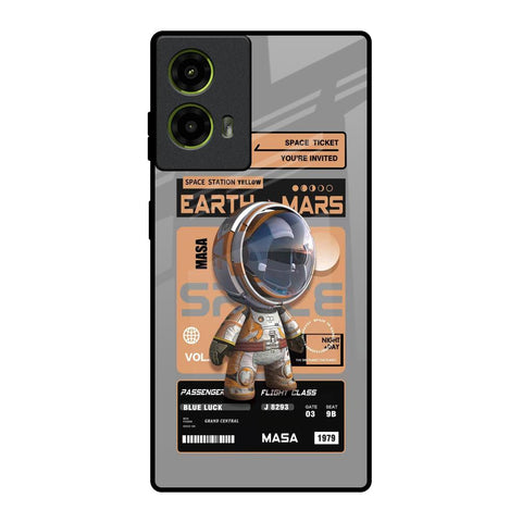 Space Ticket Motorola G85 5G Glass Back Cover Online