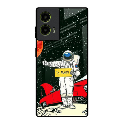 Astronaut on Mars Motorola G85 5G Glass Back Cover Online
