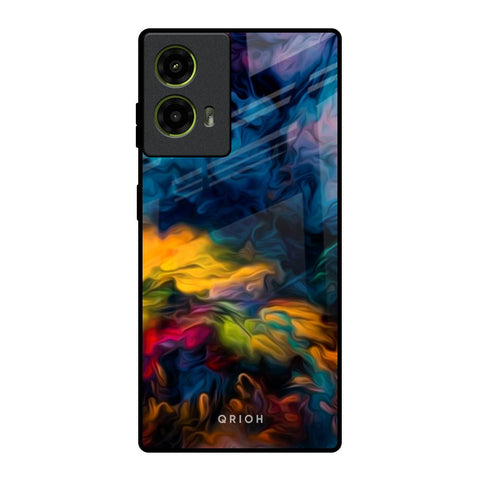 Multicolor Oil Painting Motorola G85 5G Glass Back Cover Online