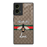 Blind For Love Motorola G85 5G Glass Back Cover Online