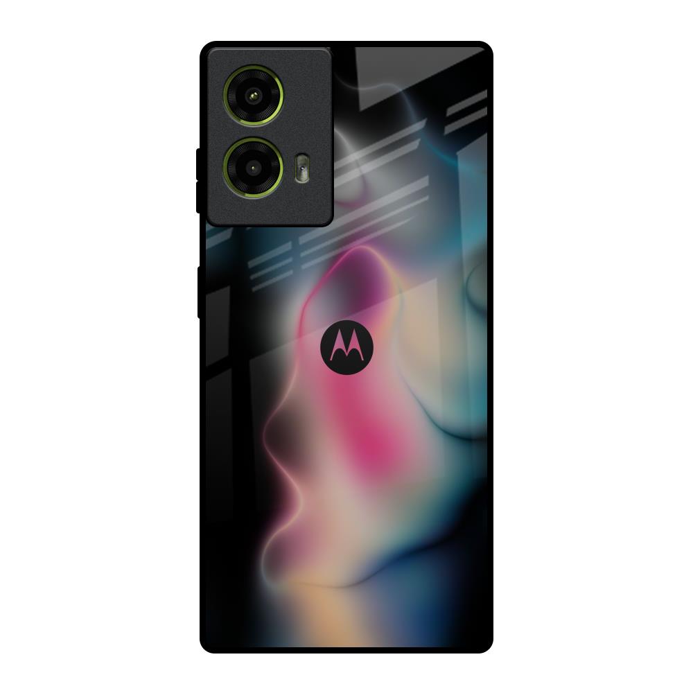 Colorful Palette Motorola G85 5G Glass Back Cover Online