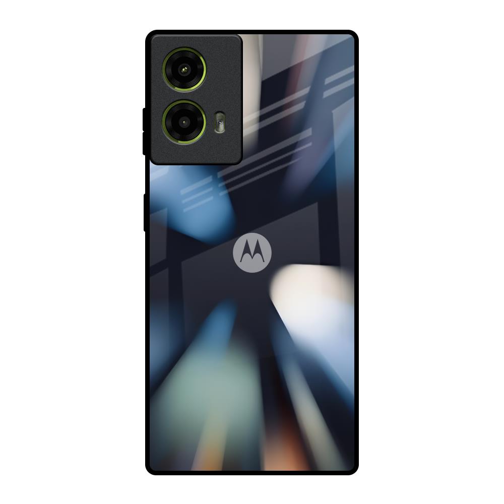 Colorful Illusion Motorola G85 5G Glass Back Cover Online