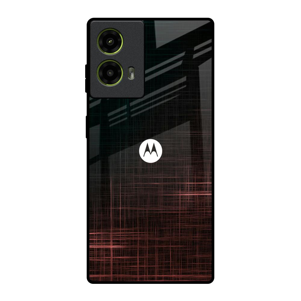 Wooden Mat Motorola G85 5G Glass Back Cover Online