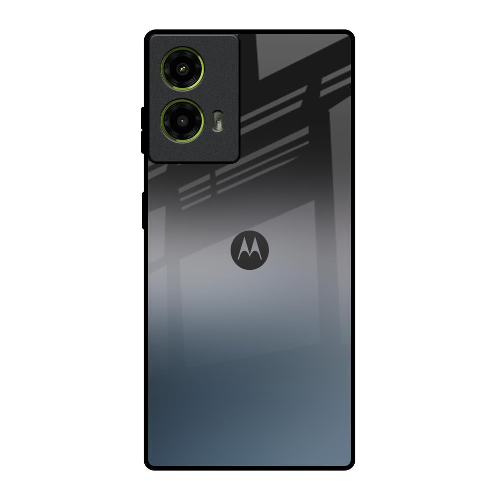 Dramatic Grey Motorola G85 5G Glass Back Cover Online