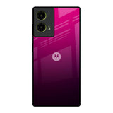 Purple Ombre Pattern Motorola G85 5G Glass Back Cover Online