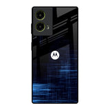 Blue Scratch Motorola G85 5G Glass Back Cover Online
