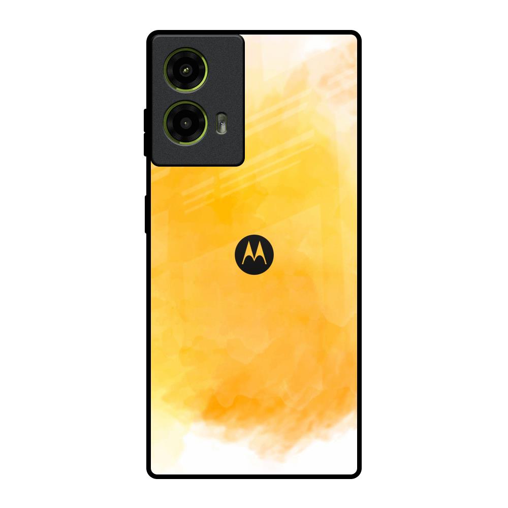 Rustic Orange Motorola G85 5G Glass Back Cover Online