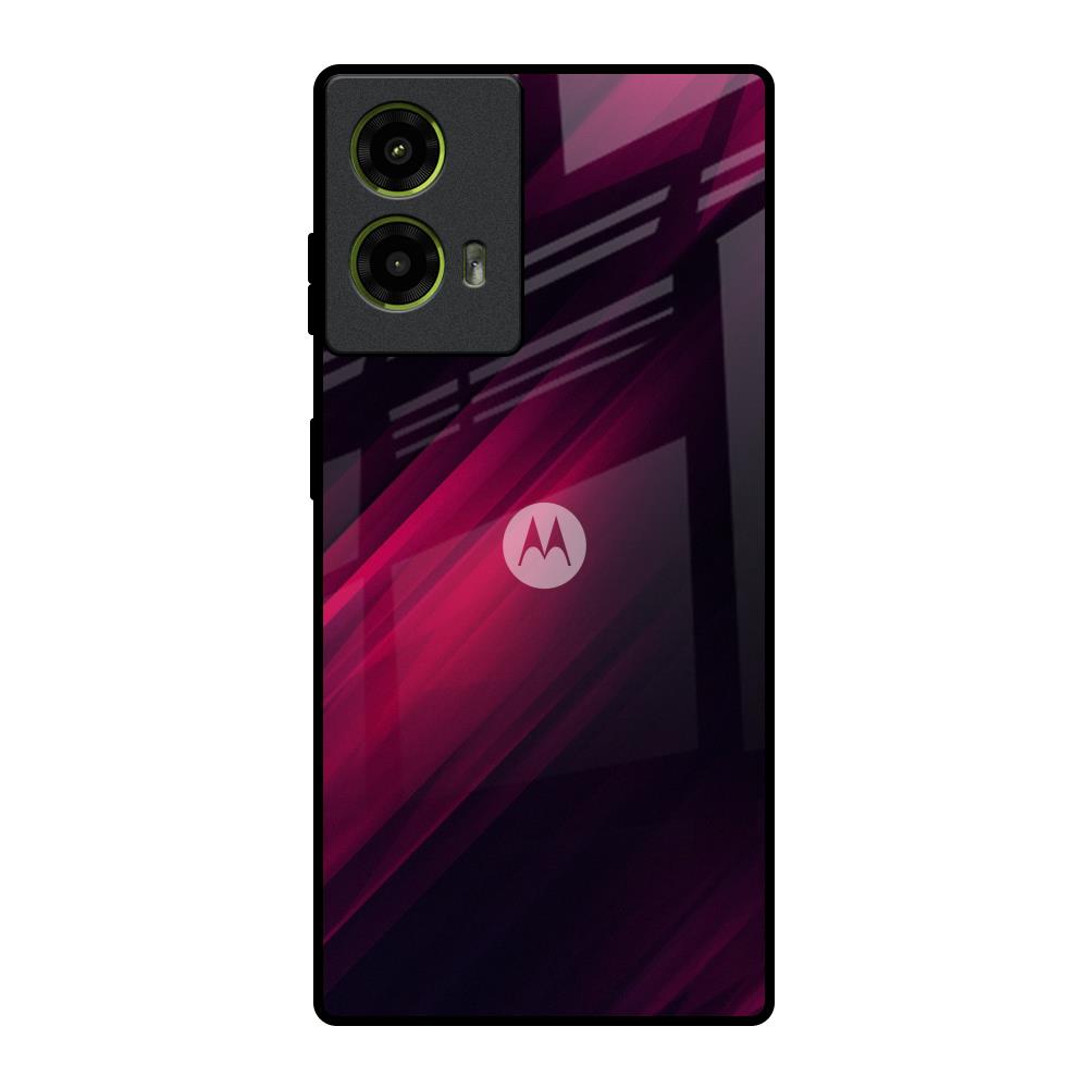 Razor Black Motorola G85 5G Glass Back Cover Online