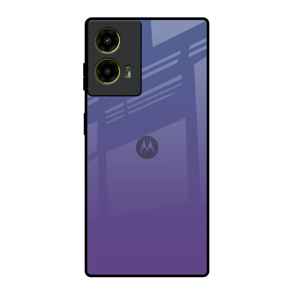 Indigo Pastel Motorola G85 5G Glass Back Cover Online