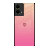 Pastel Pink Gradient Motorola G85 5G Glass Back Cover Online