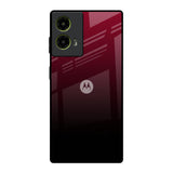 Wine Red Motorola G85 5G Glass Back Cover Online