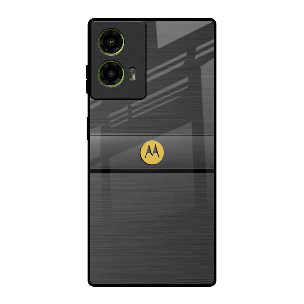 Grey Metallic Glass Motorola G85 5G Glass Back Cover Online
