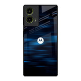 Blue Rough Abstract Motorola G85 5G Glass Back Cover Online