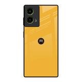 Fluorescent Yellow Motorola G85 5G Glass Back Cover Online