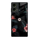 Tropical Art Flower Motorola G85 5G Glass Back Cover Online