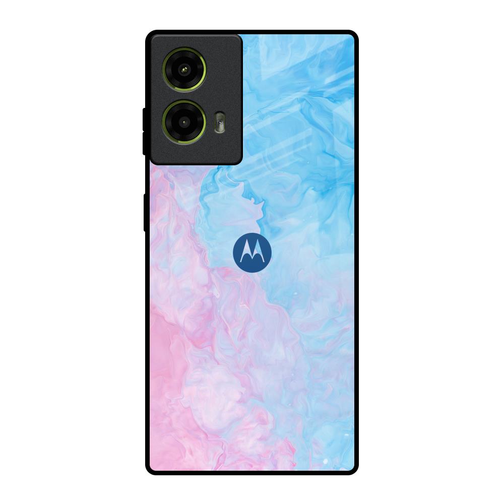Mixed Watercolor Motorola G85 5G Glass Back Cover Online